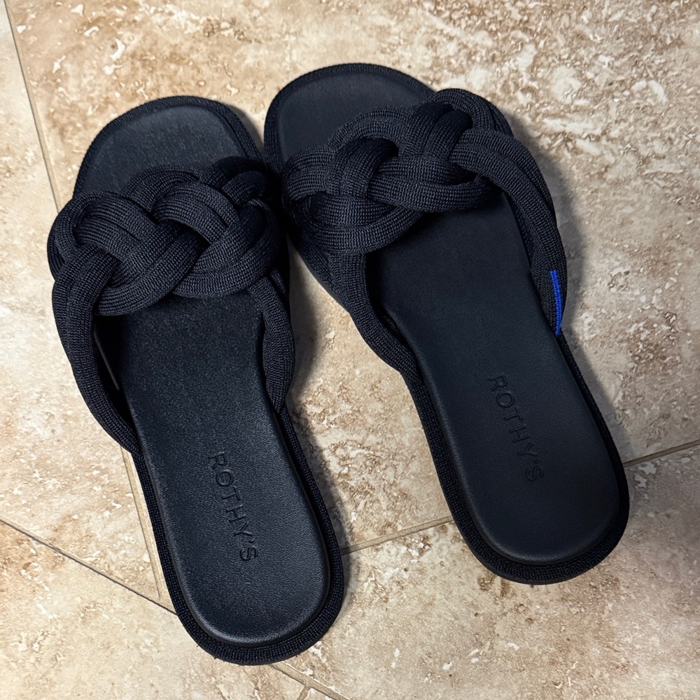 Rothy's Elegant Black Sandals